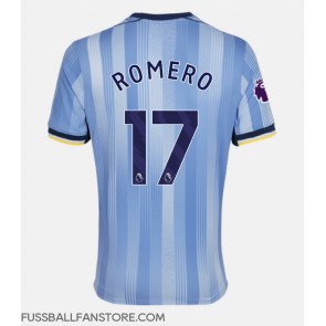 Tottenham Hotspur Cristian Romero #17 Replik Auswärtstrikot 2024-25 Kurzarm